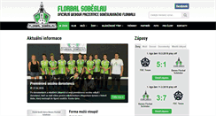 Desktop Screenshot of florbal-sobeslav.net